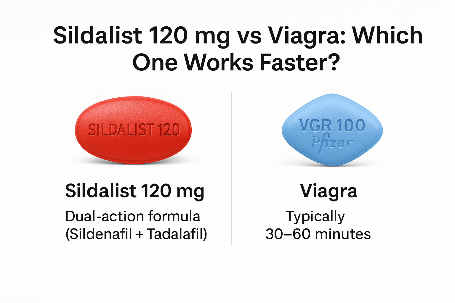 Sildalist vs Viagra